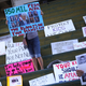 People join together after the Parkland, Fla., school shooting that killed 17 to protest against guns on the steps of the Broward County federal courthouse on Feb. 17, 2018, in Fort Lauderdale, Fla. (Joe Raedle/Getty Images)